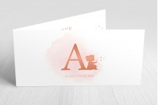Meisje met letter